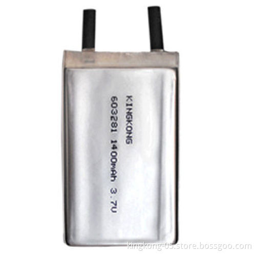 Lithium Battery with 3.7V Nominal Voltage, Perfect Leakage Resistance